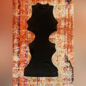 Black Bodied Dress (Sz M)